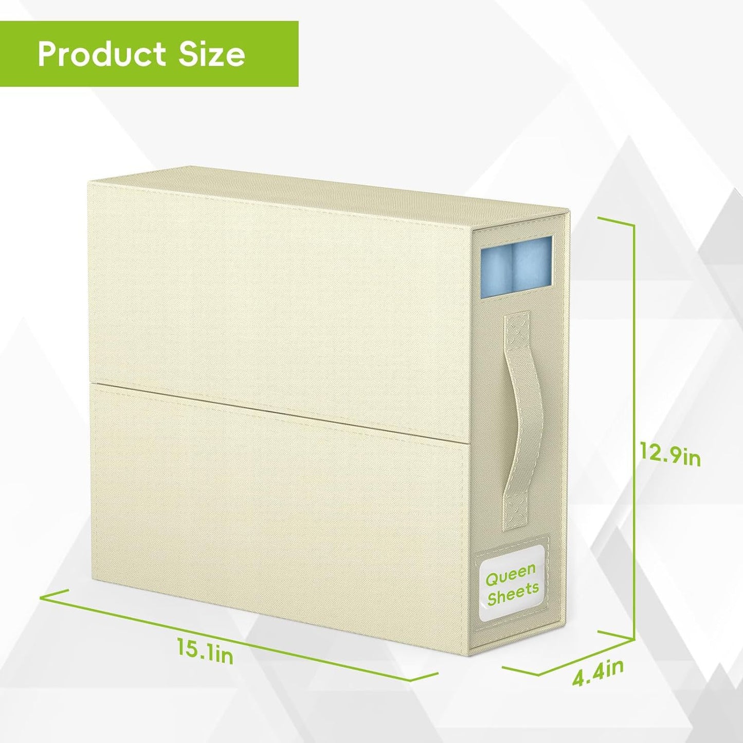 Large Capacity Foldable Bed Sheet With Window Clothing Is Dustproof Storage Box