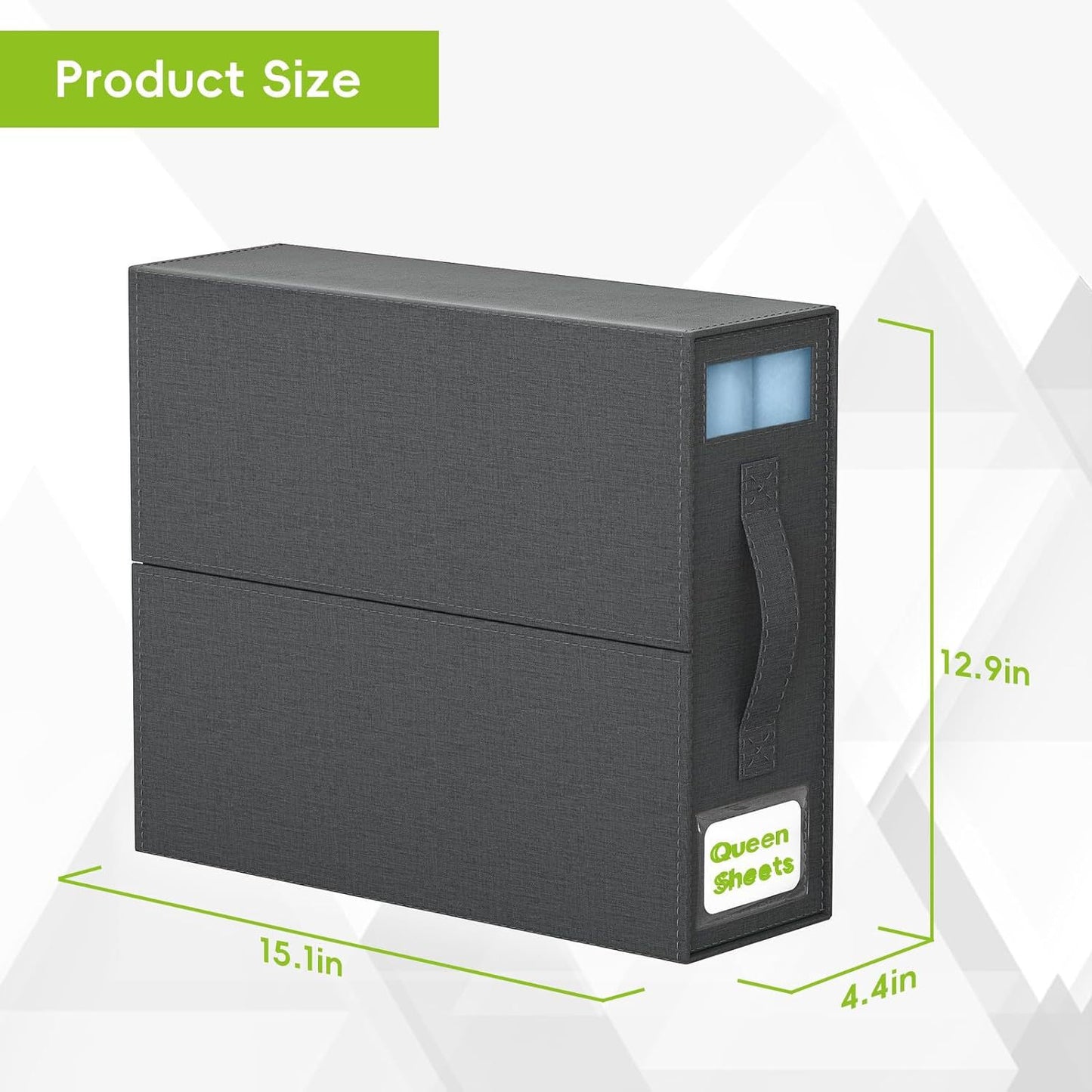 Large Capacity Foldable Bed Sheet With Window Clothing Is Dustproof Storage Box